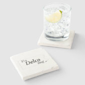 Das ist eine DELCO Sache! Steinuntersetzer (Seitenansicht)