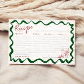 Das ist eine eher italienische Brautparty-Rezept-K Einladung