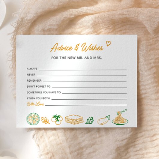 Das ist eine eher rustikale italienische Advice an