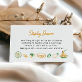 Das ist eine eher rustikale italienische Display-D Begleitkarte