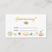 Das ist eine eher rustikale italienische Schätzung Begleitkarte (Vorderseite)