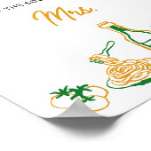 Das ist eine eher rustikale italienische Schätzung Poster (Ecke)