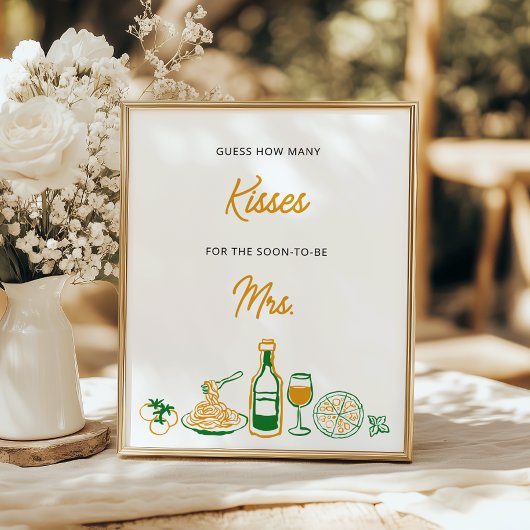 Das ist eine eher rustikale italienische Schätzung Poster