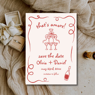 Das ist eine eher skurrile Hochzeit Save The Date