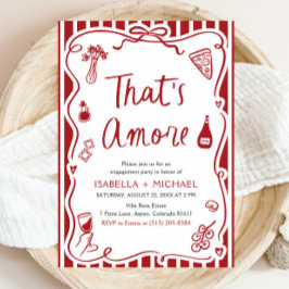 Das ist eine eher skurrile italienische Engagement Einladung