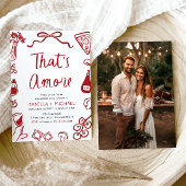 Das ist eine eher skurrile italienische Engagement Einladung