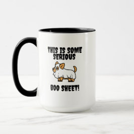 Das ist eine ernste Booblätter-Funny-Hunde-Tasse Tasse