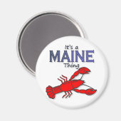 Das ist eine Hauptsache - Hummer Magnet (Vorderseite/Rückseite)