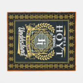 Das ist eine heiße Sache, die man nicht verstehen  Fleecedecke (Vorderseite (Horizontal))