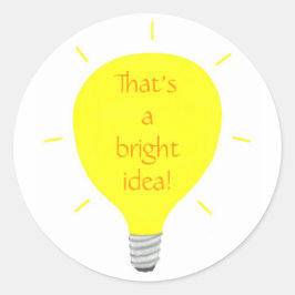 Das ist eine helle Idee, Aufkleber für die Gelbe G