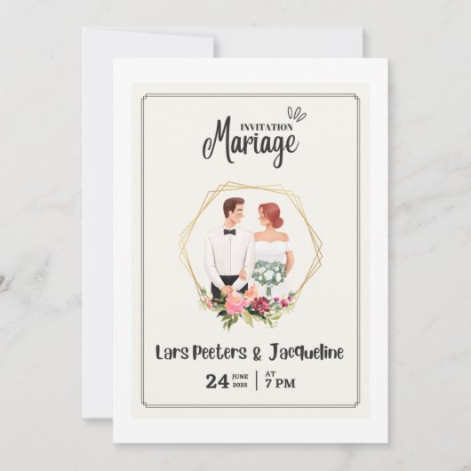 Das ist eine Hochzeitseinladung Einladung (Vorderseite)