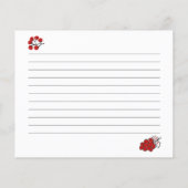 Das ist eine italienische Red Brautparty Recipe Ka (Rückseite)