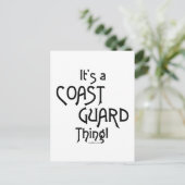 Das ist eine Küstenwache! Postkarte (Stehend Vorderseite)