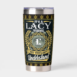 Das ist eine Lacy-Sache, die man nicht verstehen k Thermobecher