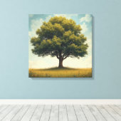 Das ist eine Leinwand für Baum. (Insitu (Holzboden))