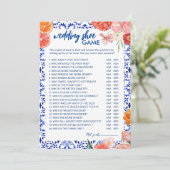 Das ist eine mediterrane Hochzeitsschuhkarte Einladung (Stehend Vorderseite)