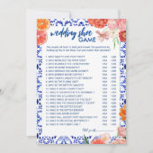 Das ist eine mediterrane Hochzeitsschuhkarte Einladung (Vorderseite)