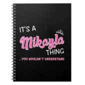 Das ist eine Mikayla Sache, die man nicht verstehe Notizblock (Vorderseite)