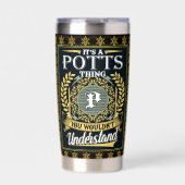 Das ist eine Potts, die man nicht verstehen konnte Thermobecher (Vorderseite)