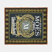 Das ist eine Sache, die man nicht verstehen konnte Fleecedecke (Vorderseite (Horizontal))