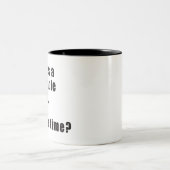 Das ist eine schreckliche Idee Zweifarbige Tasse (Mittel)