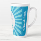 Das ist eine total fabelhafte Tante mit blauem Sch Milchtasse (Rechts)