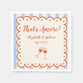 Das ist eine trendige, skurrile Hand gezeichnet Serviette