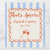 Das ist eine trendige, skurrile Hand gezeichnet Weinetikett (Einzelnes Label)