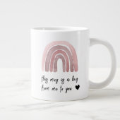 Das ist eine Umarmung von mir zu dir, eine zweitön Jumbo-Tasse (Rechts)