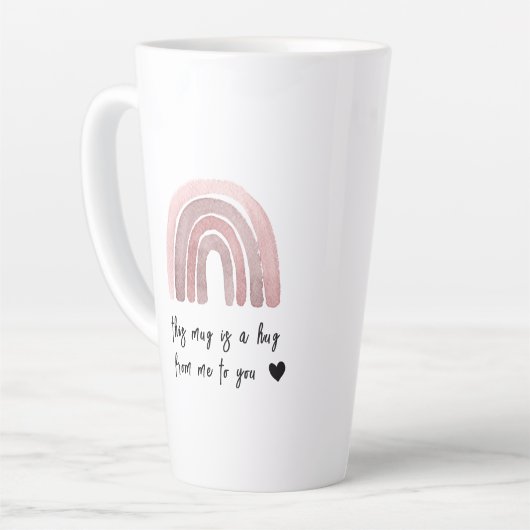 Das ist eine Umarmung von mir zu dir Milchtasse (Linke Ecke)