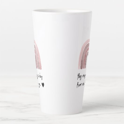 Das ist eine Umarmung von mir zu dir Milchtasse (Vorderseite)