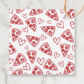 Das ist eine weitere Brautparty Hand gezogen Pizza Geschenkanhänger (Rückseite)