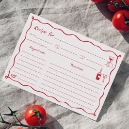 Das ist eine weitere Brautparty-Rezept-Karte Einladung