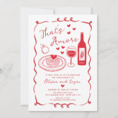 Das ist eine weitere Dinner-Engagement-Party Einladung (Vorderseite)