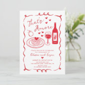 Das ist eine weitere Dinner-Engagement-Party Einladung (Stehend Vorderseite)