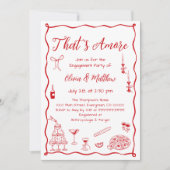 Das ist eine weitere Hochzeitspartei Einladung (Vorderseite)