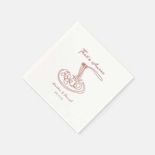 Das ist eine weitere italienische Brauchtumsfeier Serviette (Ecke)