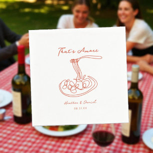 Das ist eine weitere italienische Brauchtumsfeier Serviette
