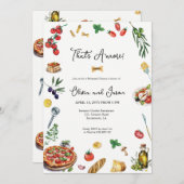 Das ist eine weitere italienische Probe Dinner Ein Einladung (Vorne/Hinten)