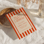 Das ist eine weitere Red Stripes Engagement Party Einladung