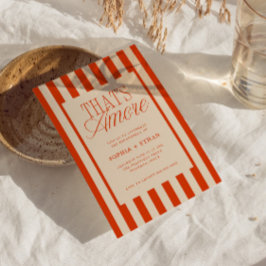 Das ist eine weitere Red Stripes Engagement Party Einladung