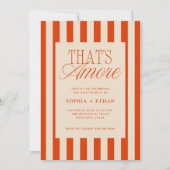 Das ist eine weitere Red Stripes Engagement Party Einladung (Vorderseite)