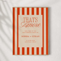 Das ist eine weitere Red Stripes Engagement Party