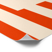 Das ist eine weitere Red Stripes Engagement Party  Poster (Ecke)