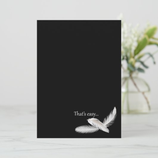 Das ist einfach (Stehend Vorderseite)