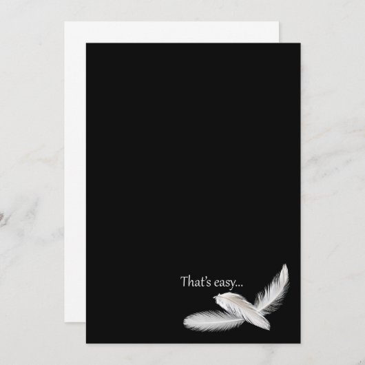 Das ist einfach (Vorne/Hinten)