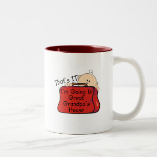 Das ist es großer Großvater Zweifarbige Tasse
