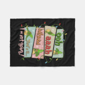 Das ist es nicht gehen Weihnachten Weihnachten Lic Fleecedecke (Vorderseite (Horizontal))