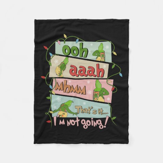 Das ist es nicht gehen Weihnachten Weihnachten Lic Fleecedecke (Vorderseite)