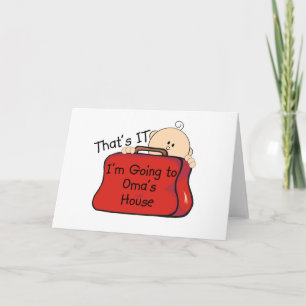 Das ist es Oma Karte